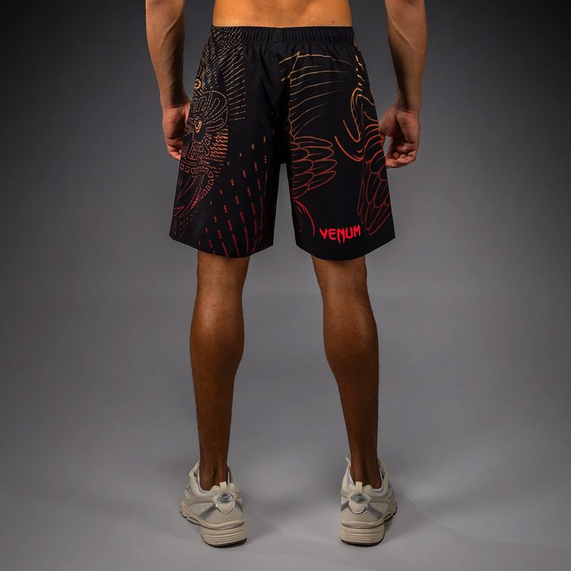 Herren-Trainingsshorts Venum Quetzal Fury Training black/fury red/tangerine 3