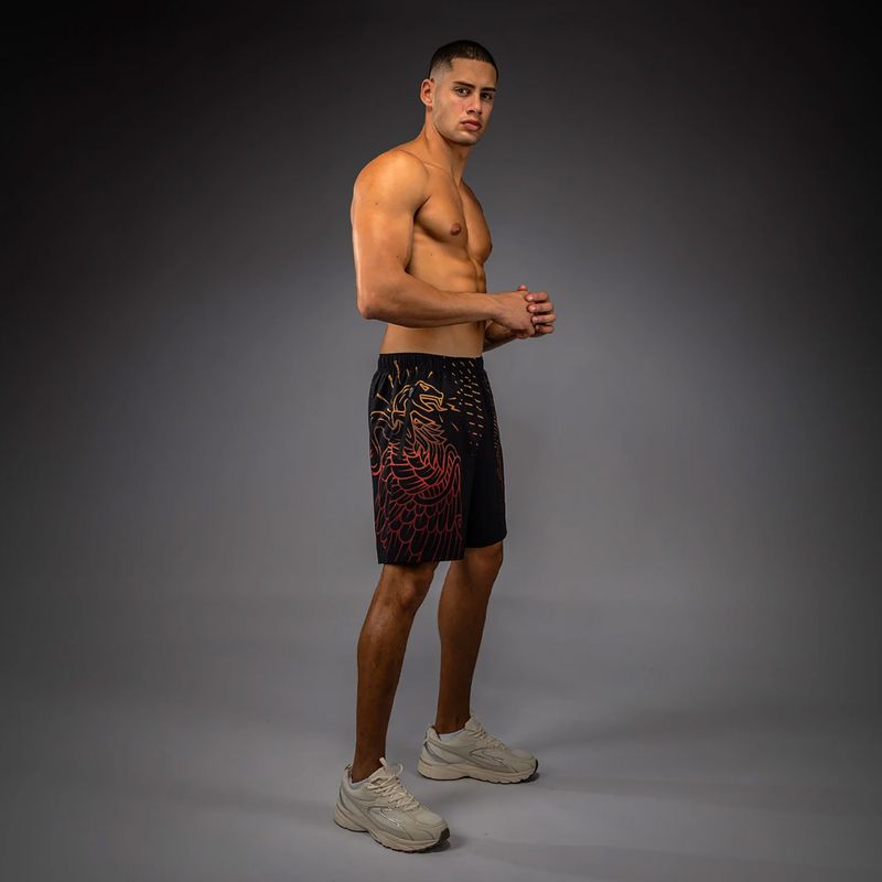 Herren-Trainingsshorts Venum Quetzal Fury Training black/fury red/tangerine 6