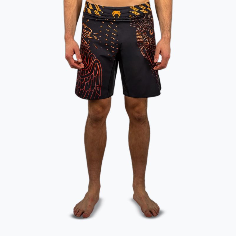 Herren Trainingsshorts Venum Quetzal Fury Fightshorts black/fury red/tangerine