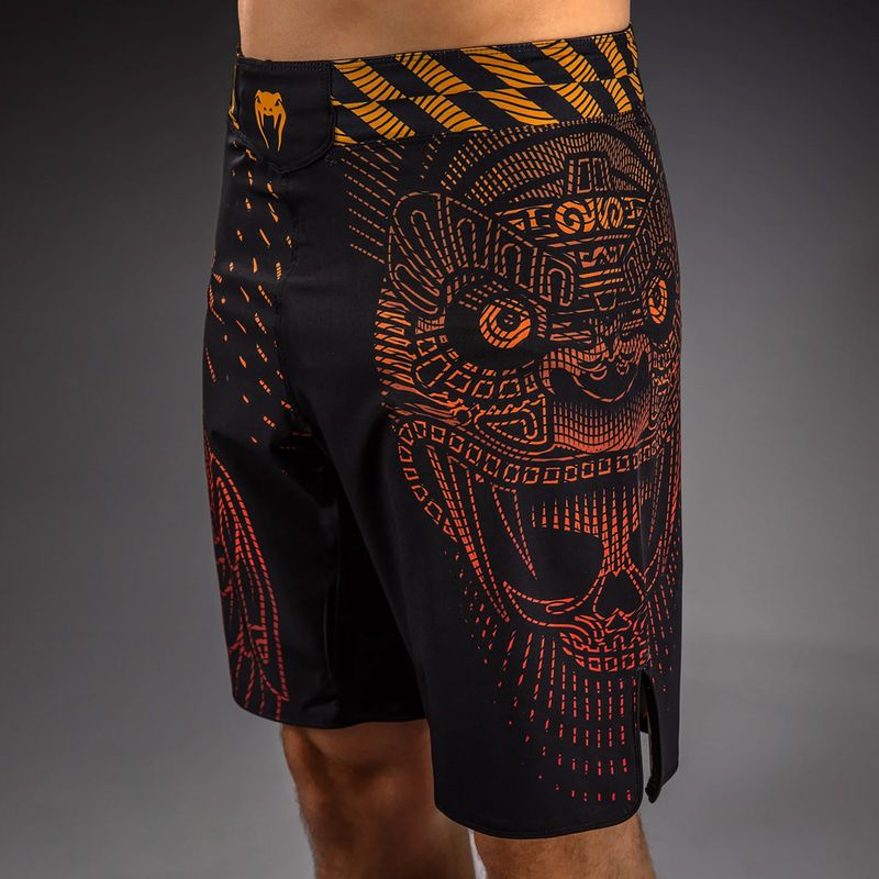 Herren Trainingsshorts Venum Quetzal Fury Fightshorts black/fury red/tangerine 5