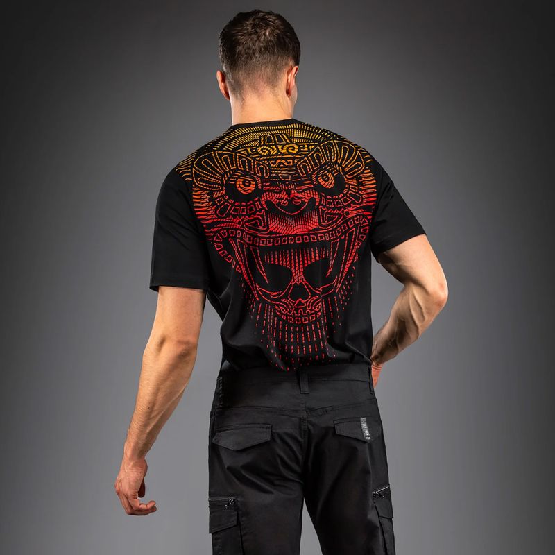 Herren-T-Shirt Venum Quetzal Fury black/fury red/tangerine 2
