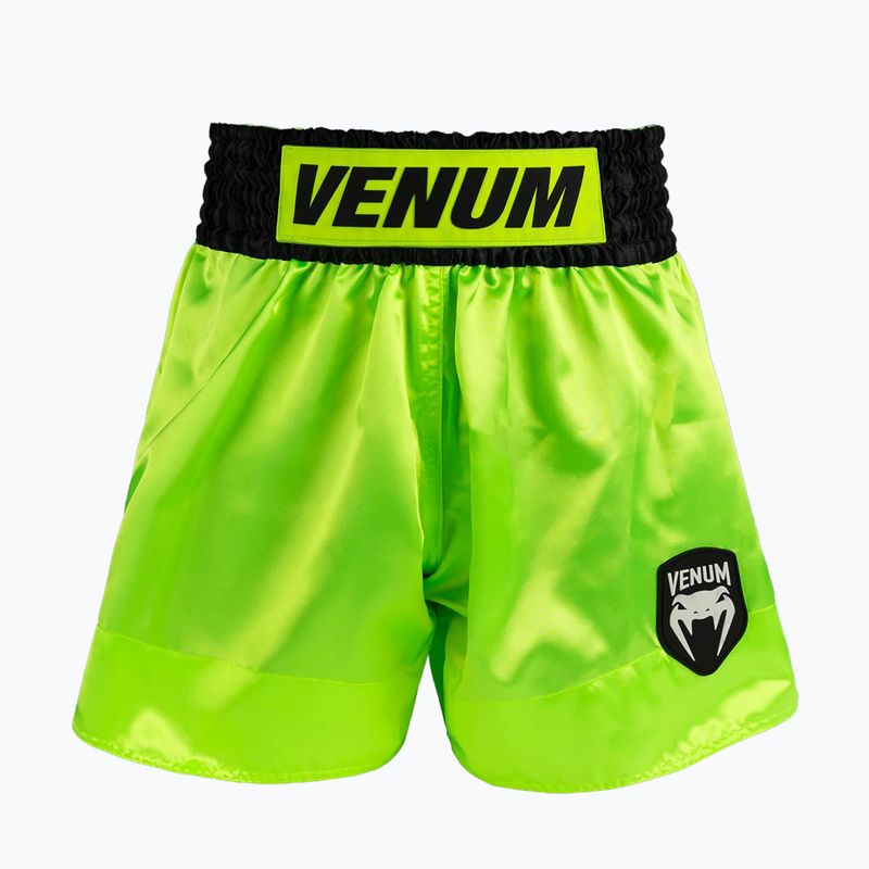 Herren-Trainingsshorts Venum Classic Evo Muay Thai neon yellow/black