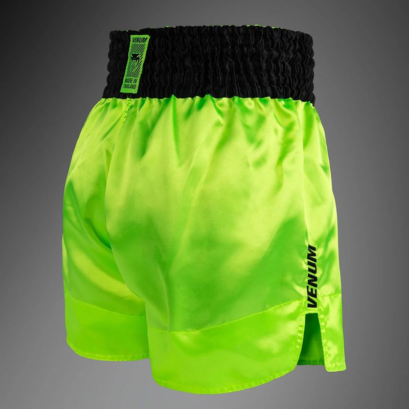 Herren-Trainingsshorts Venum Classic Evo Muay Thai neon yellow/black 4