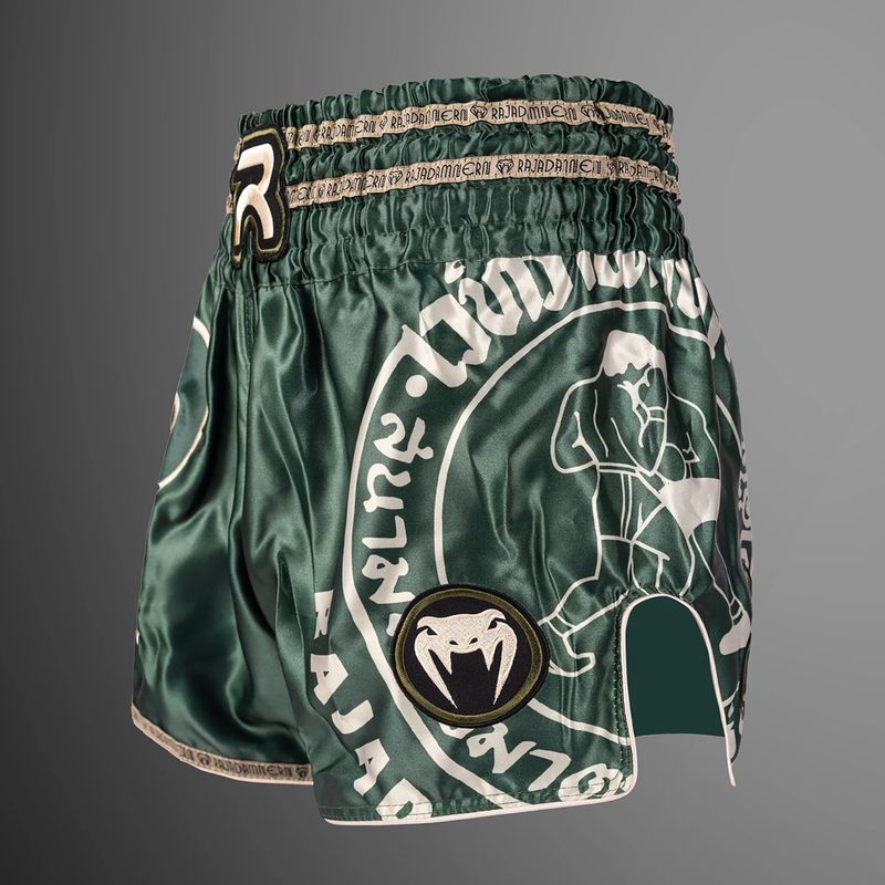 Herren-Trainingsshorts Venum x Rajadamnern Muay Thai military green 3