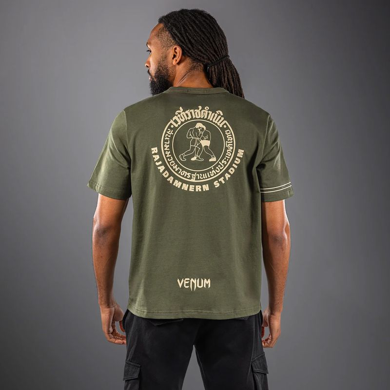 Herren-T-Shirt Venum x Rajadamnern military green 2