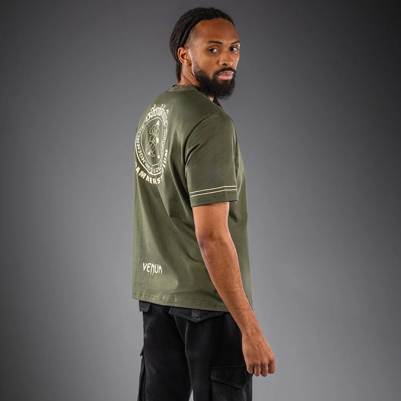 Herren-T-Shirt Venum x Rajadamnern military green 5