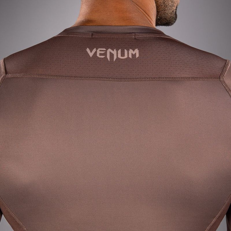 Roshguard Herren Longsleeve Venum No Gi Rashguards chocolate brown 5