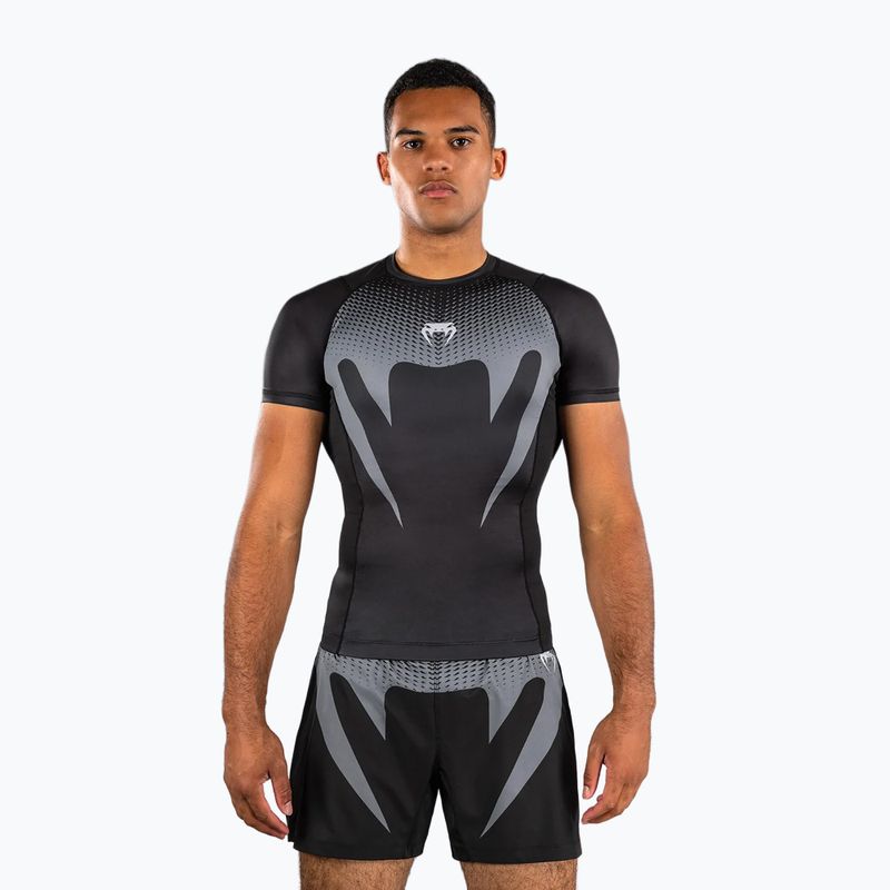 Rashguard Herren Venum No Gi Rashguards black/silver grey