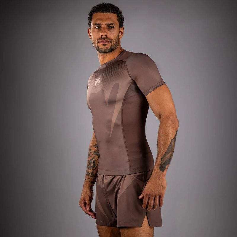 Herren-Rashguard Venum No-Gi chocolate brown 4