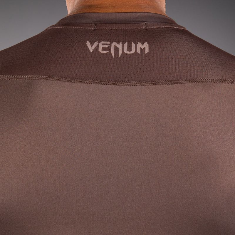 Herren-Rashguard Venum No-Gi chocolate brown 6