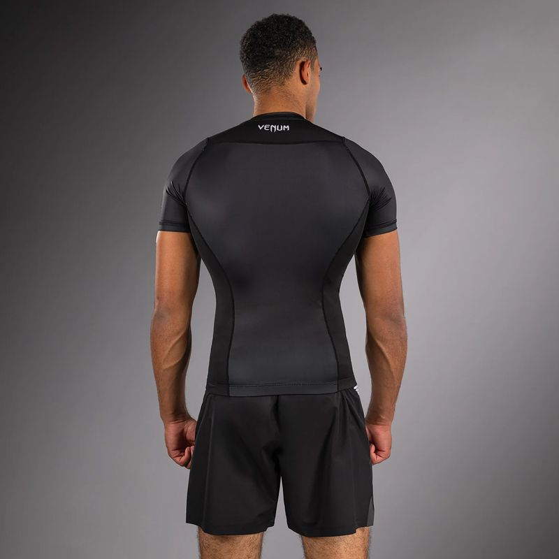 Herren-Rashguard Venum No Gi Rashguards black/white 3