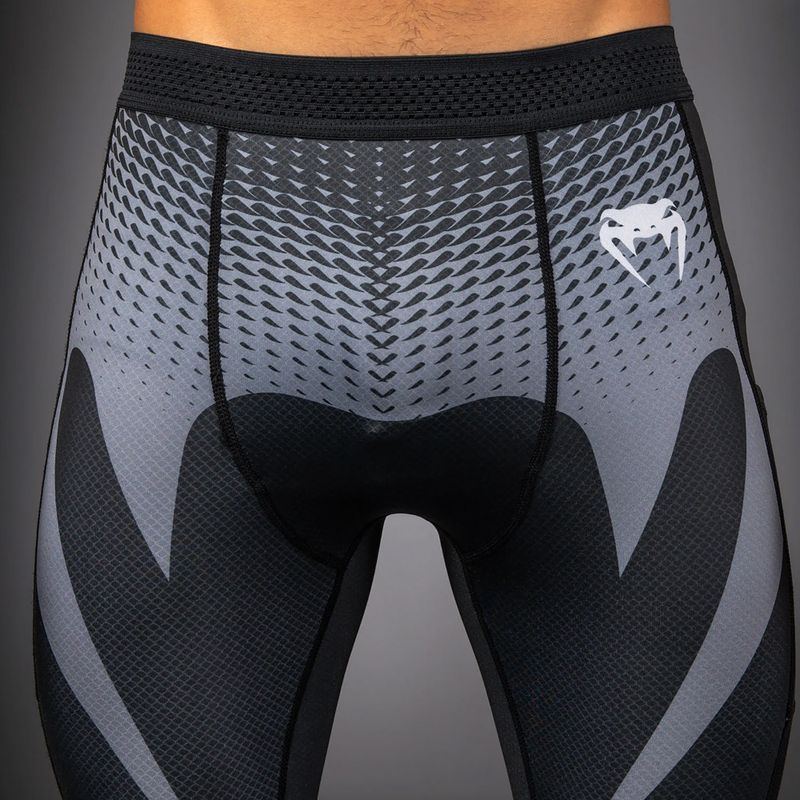 Herren-Trainingsleggings Venum No Gi Spats black/silver grey 4
