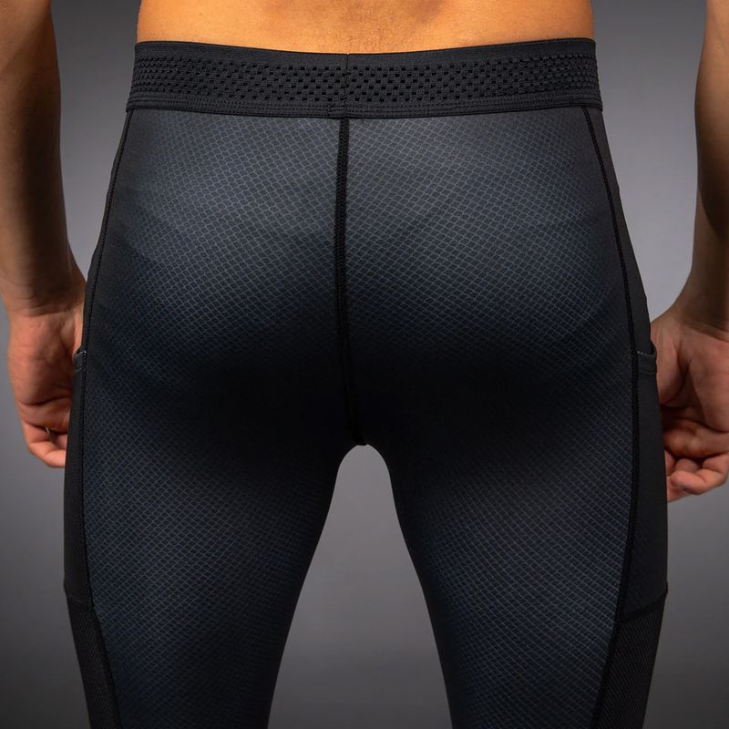 Herren-Trainingsleggings Venum No Gi Spats black/silver grey 6