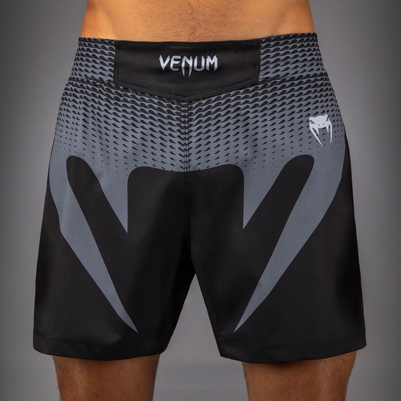 Herren Trainingsshorts Venum No Gi black/silver grey 6