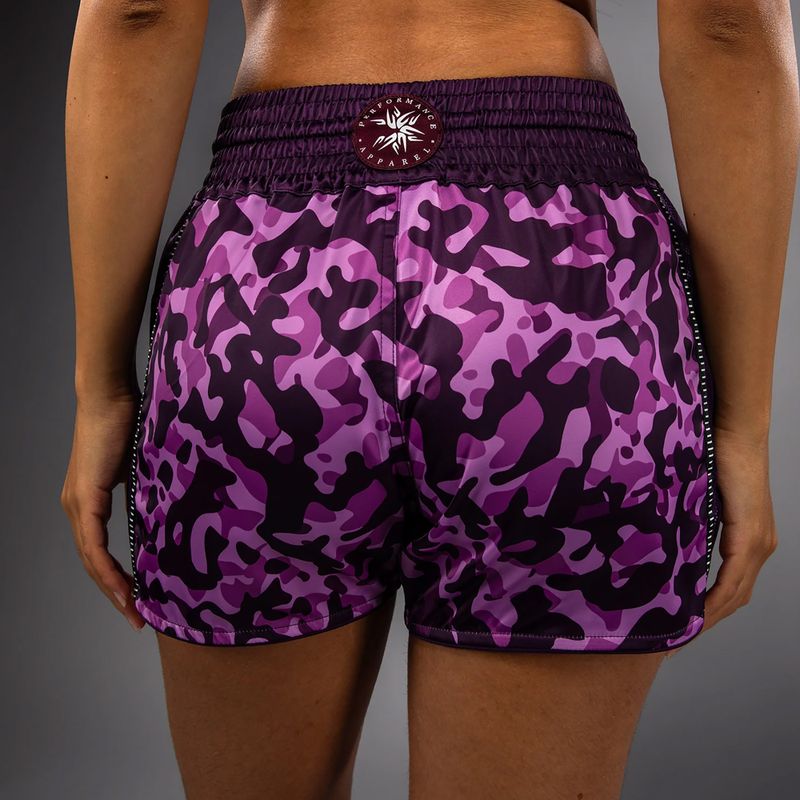 Damen Muay-Thai-Shorts Venum Iris Muay Thai plum/pink 5