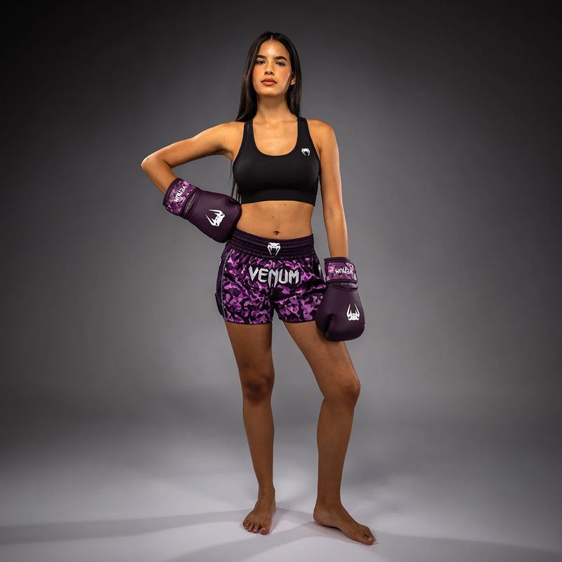 Damen Muay-Thai-Shorts Venum Iris Muay Thai plum/pink 8