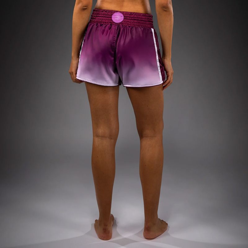 Damen Trainingsshorts Venum Iris Muay Thai plum/white 3