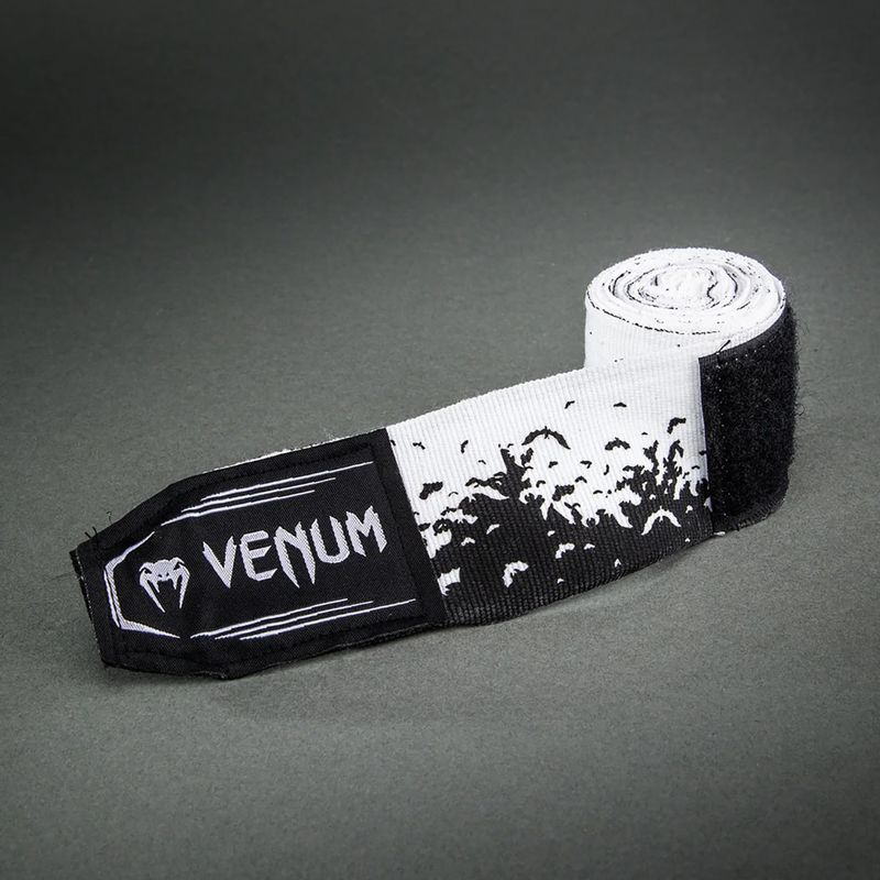 Boxbandagen Venum Bats Night Handwraps 400 cm black/white 3