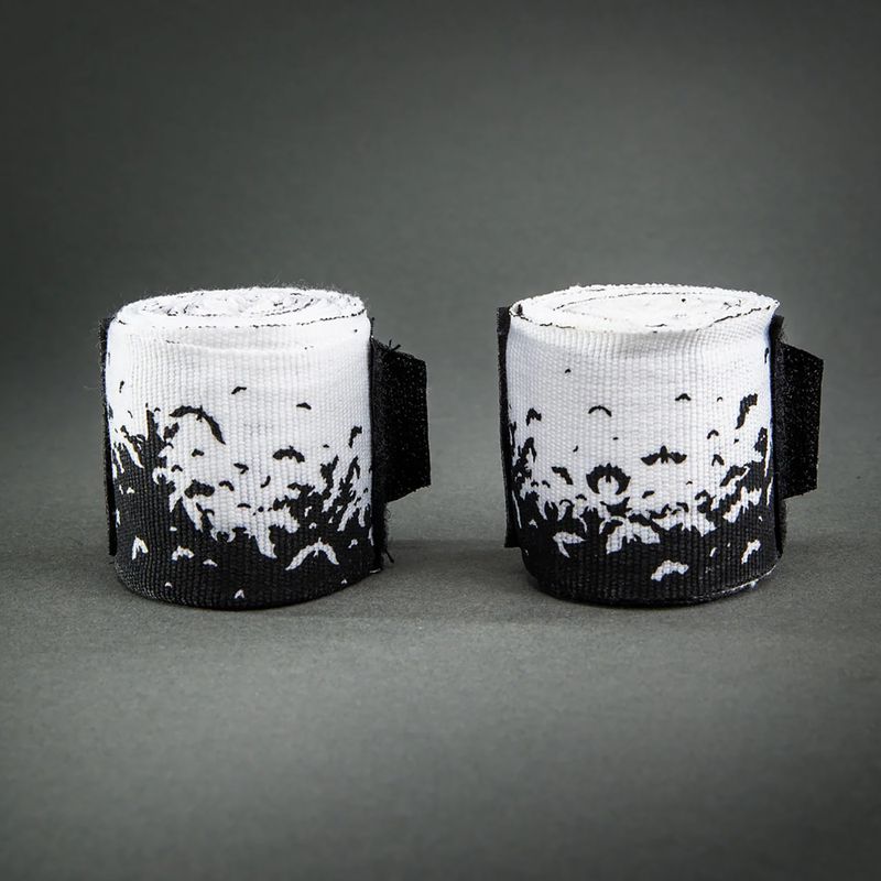 Boxbandagen Venum Bats Night Handwraps 450 cm black/white 2