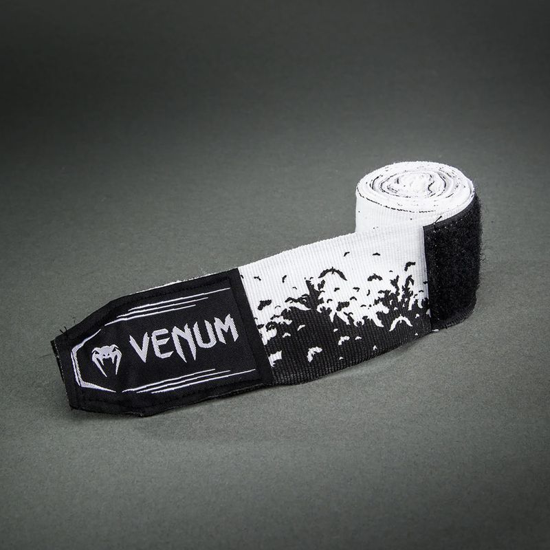 Boxbandagen Venum Bats Night Handwraps 450 cm black/white 3