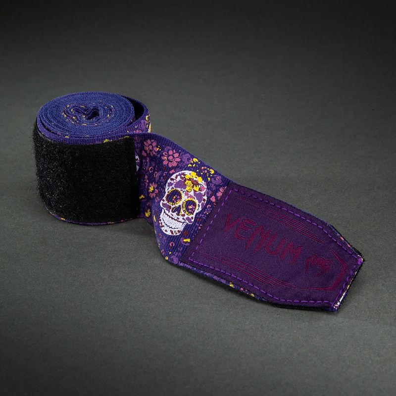 Boxbandagen Venum Santa Muerte Handwraps 250 cm dark purple 3