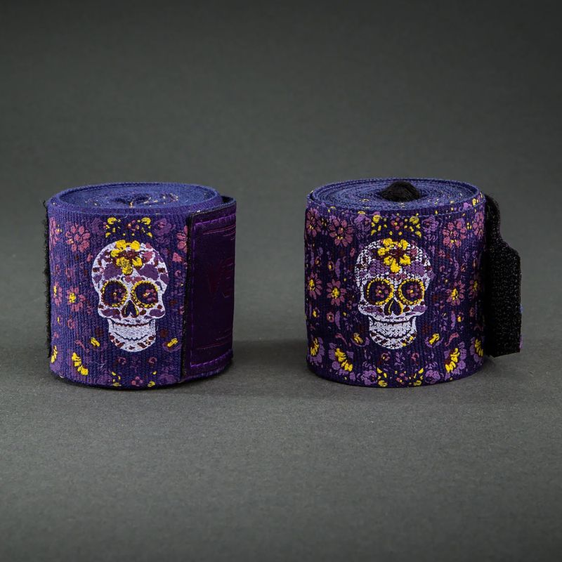 Boxbandagen Venum Santa Muerte Handwraps 400 cm dark purple 2