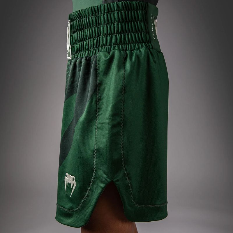 Kinder-Trainingsshorts Venum Attack Kids Boxing forest green/off white 5