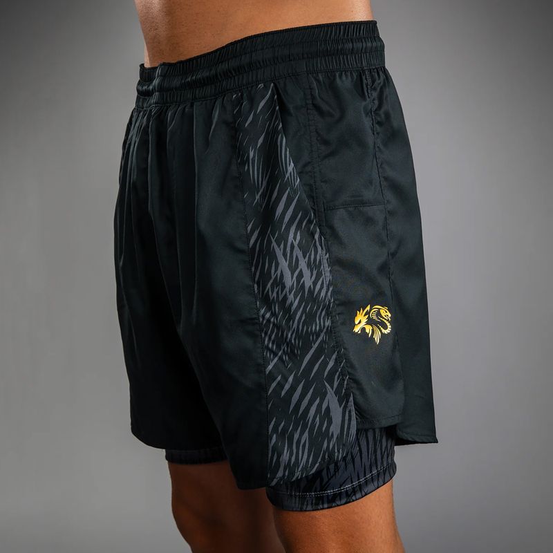 Herren-Trainingsshorts Venum x Chimaev Training black/grey 7
