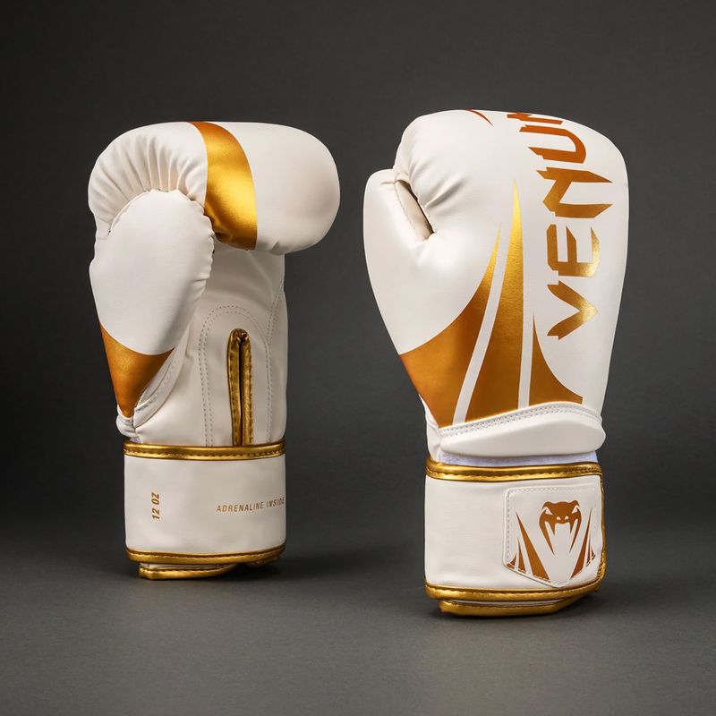 Boxhandschuhe Venum Challenger 2.5 Boxing white/gold 2