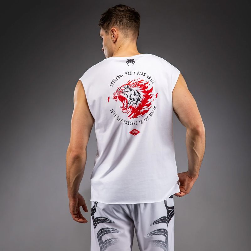 Herren Tanktop Venum x Mike Tyson Tiger Sleeveless optical white 3