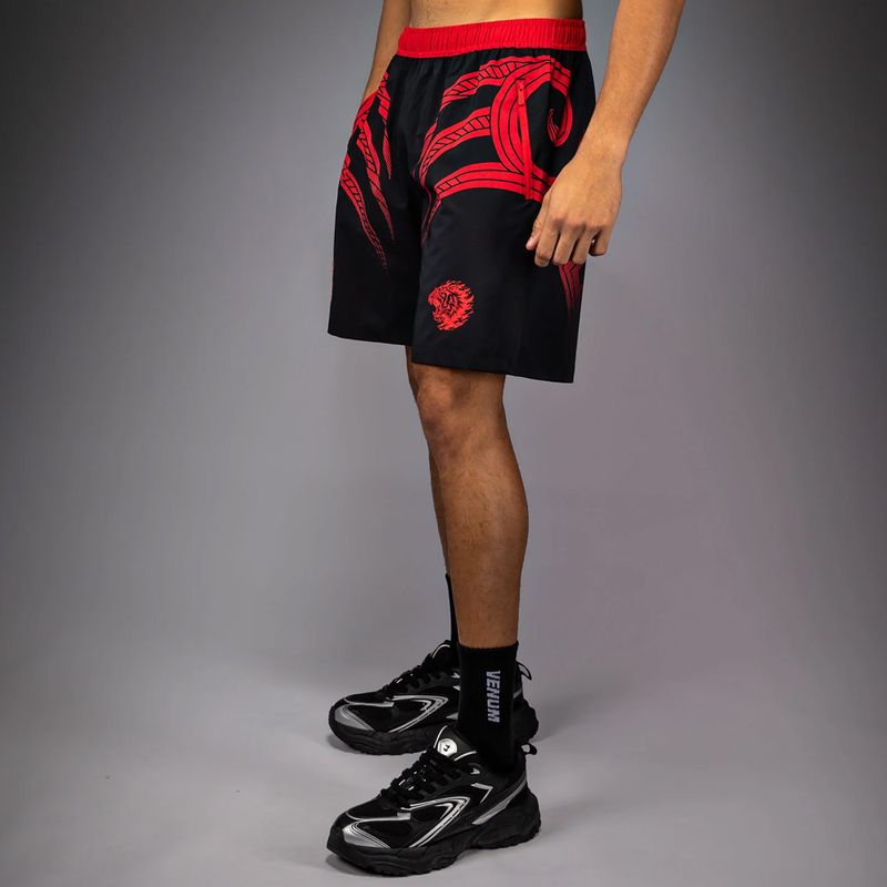 Herren Trainingsshorts Venum x Mike Tyson Tiger Training deep black/intense red 4