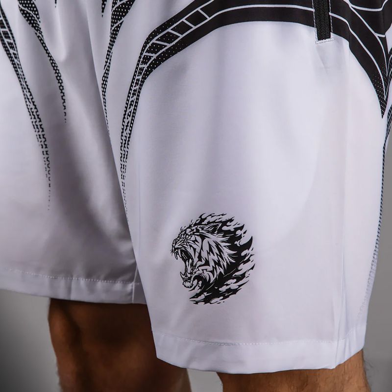 Herren Trainingsshorts Venum x Mike Tyson Tiger Training optical white/deep black 7