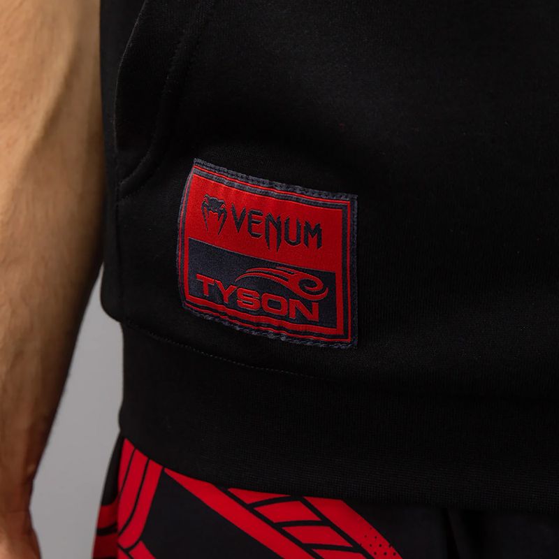 Herren Hoodie Venum x Mike Tyson Tiger Sleeveless Hoodie deep black/intense red 6