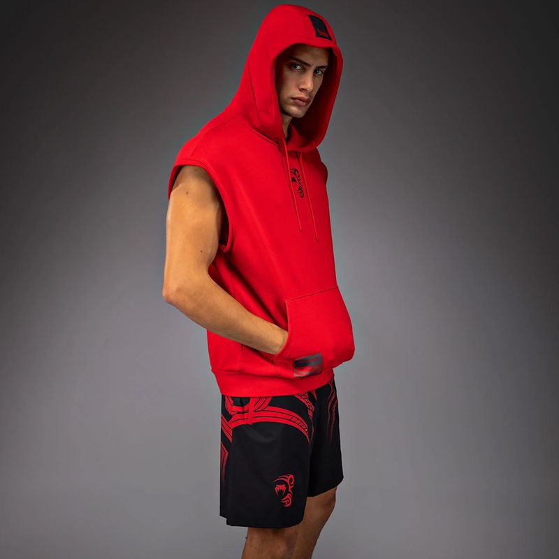 Herren-Kapuzenweste Venum x Mike Tyson Tiger Sleeveless Hoodie intense red/deep black 4