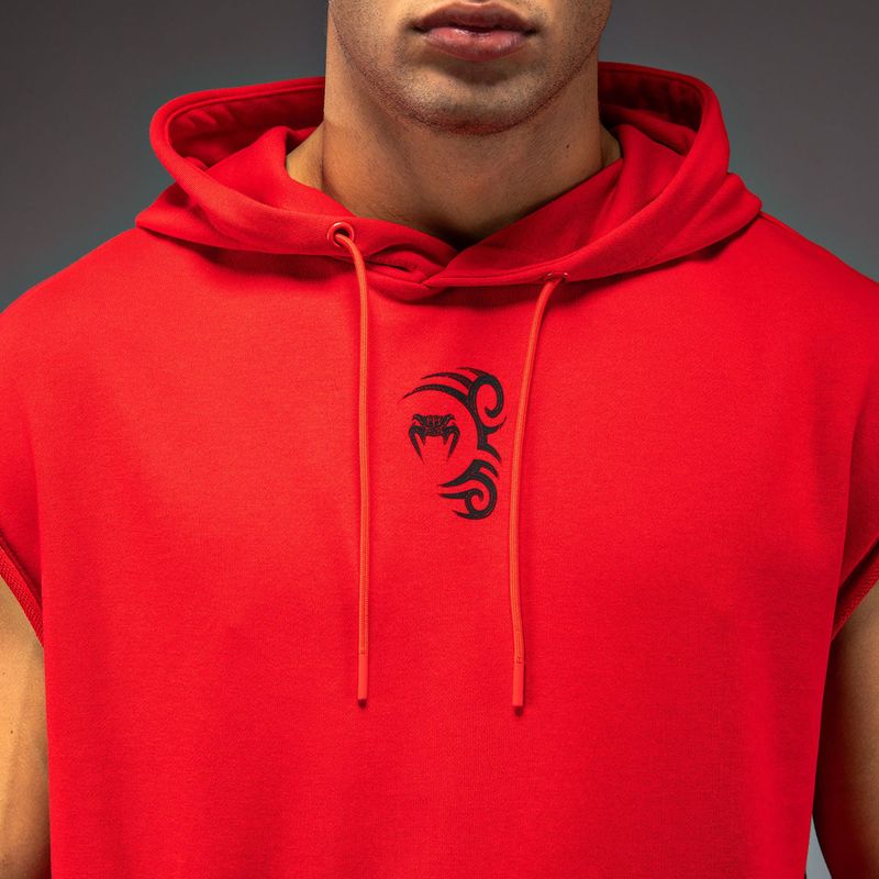 Herren-Kapuzenweste Venum x Mike Tyson Tiger Sleeveless Hoodie intense red/deep black 5