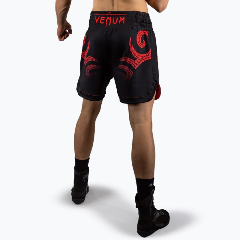 Herren Trainingsshorts Venum x Mike Tyson Tiger deep black/intense red 3