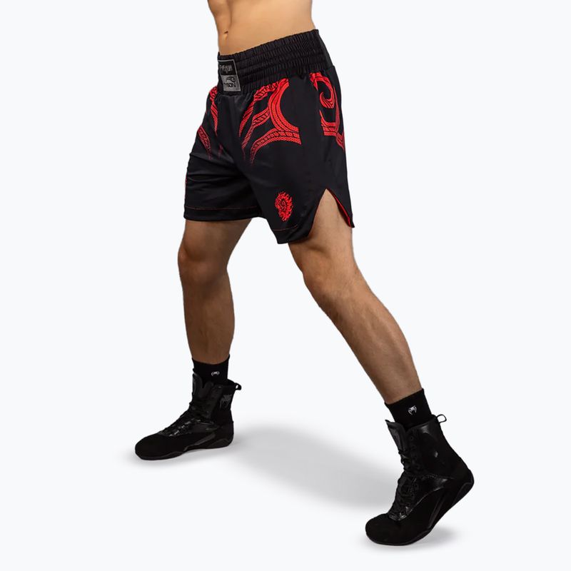 Herren Trainingsshorts Venum x Mike Tyson Tiger deep black/intense red 4