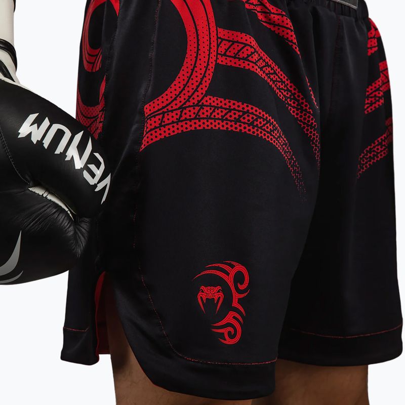 Herren Trainingsshorts Venum x Mike Tyson Tiger deep black/intense red 5