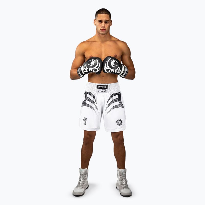 Herren Trainingsshorts Venum x Mike Tyson Tiger optical white/deep black 2