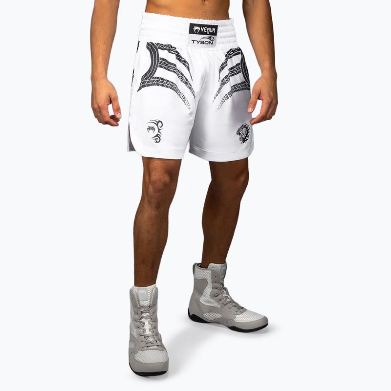 Herren Trainingsshorts Venum x Mike Tyson Tiger optical white/deep black 3