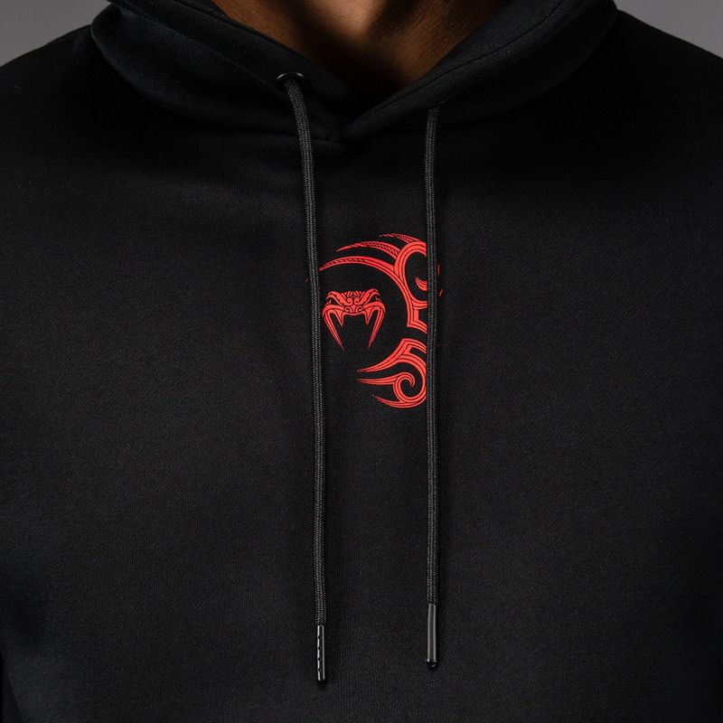 Herren-Hoodie Venum x Mike Tyson Tiger Hoodie deep black/intense red 5