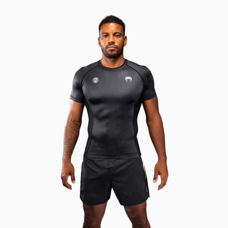 Herren-Rashguard Venum Roger Gracie Academy black