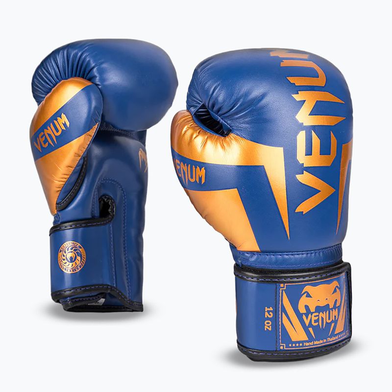 Boxhandschuhe Venum Elite blue/black/copper 2