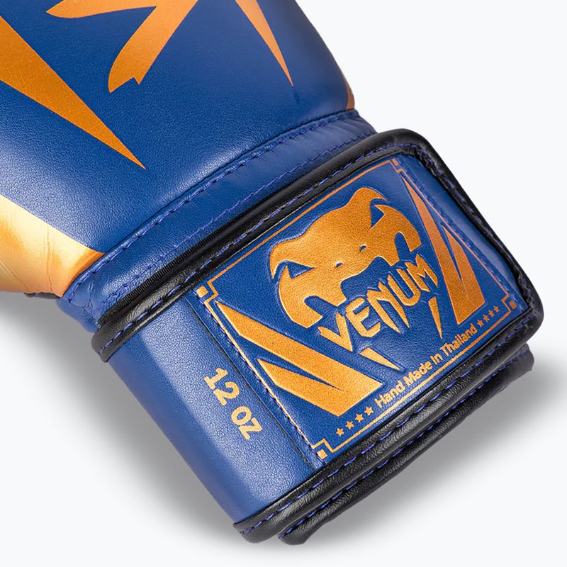 Boxhandschuhe Venum Elite blue/black/copper 3