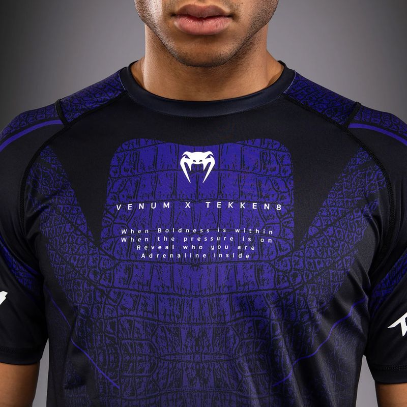 Herren Trainingsshirt Venum x TEKKEN 8 Kazuya Dry-Tech black/purple 5