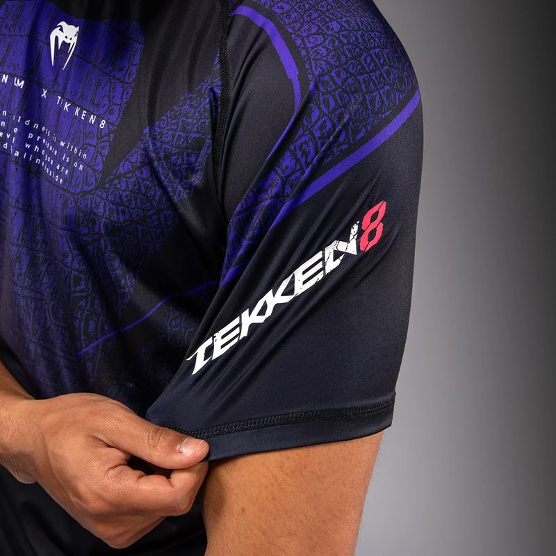 Herren Trainingsshirt Venum x TEKKEN 8 Kazuya Dry-Tech black/purple 8