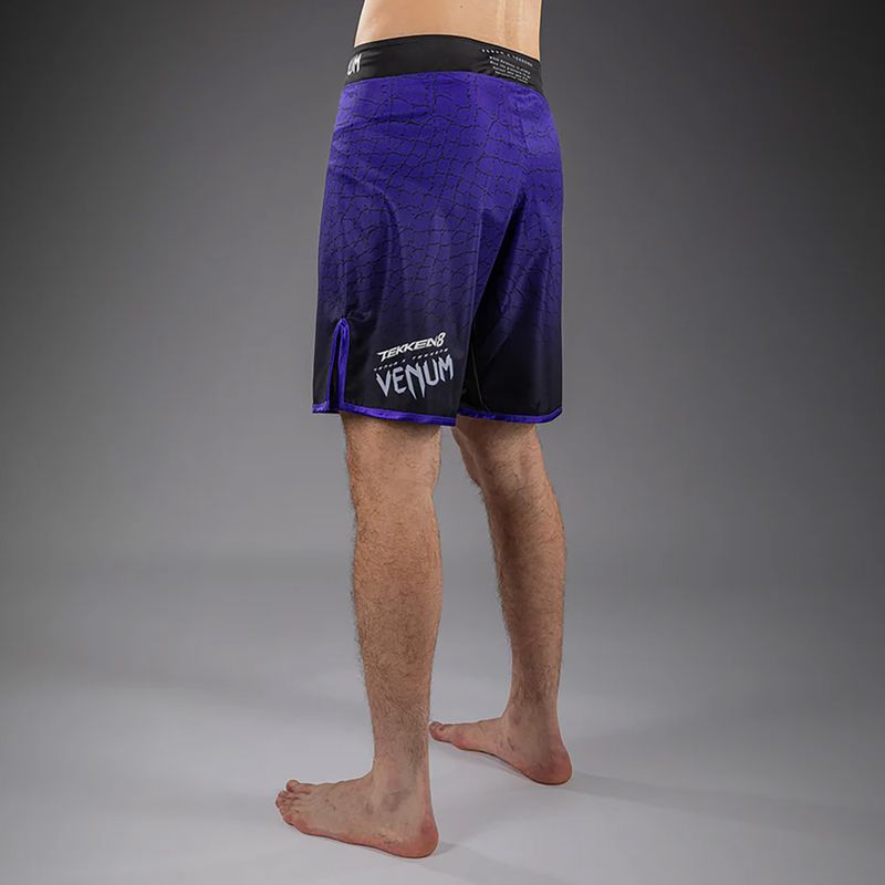 Herren-Trainingsshorts Venum x TEKKEN 8 Kazuya Fight black purple 4