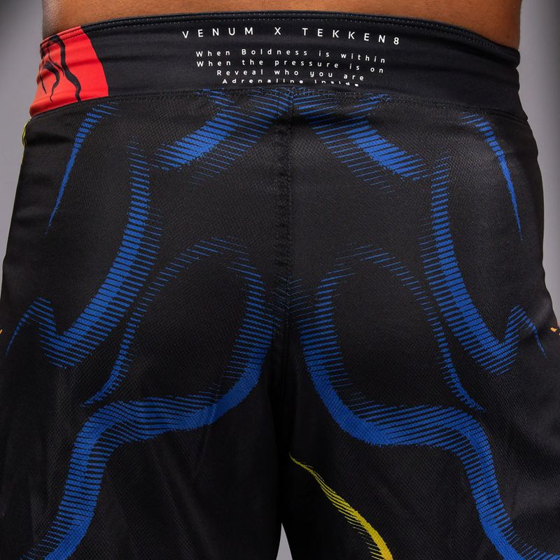 Herren-Trainingsshorts Venum x TEKKEN 8 Yoshimitsu Fight black/orange 7