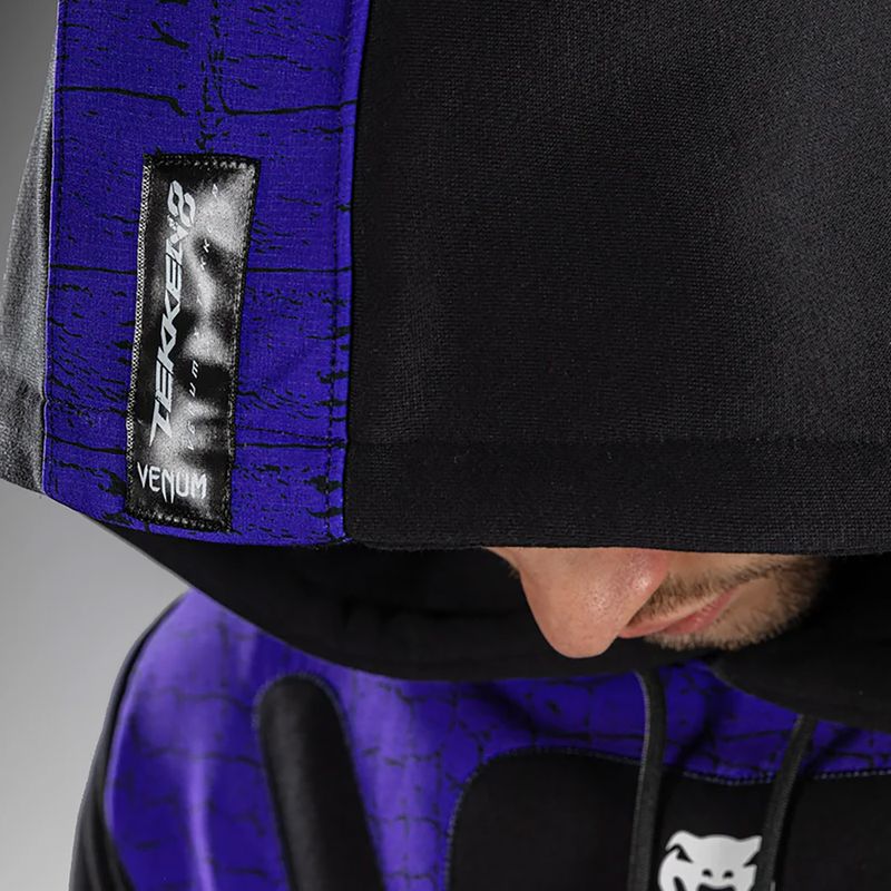Herrenpullover Venum x TEKKEN 8 Kazuya Pullover Hoodie black/purple 5