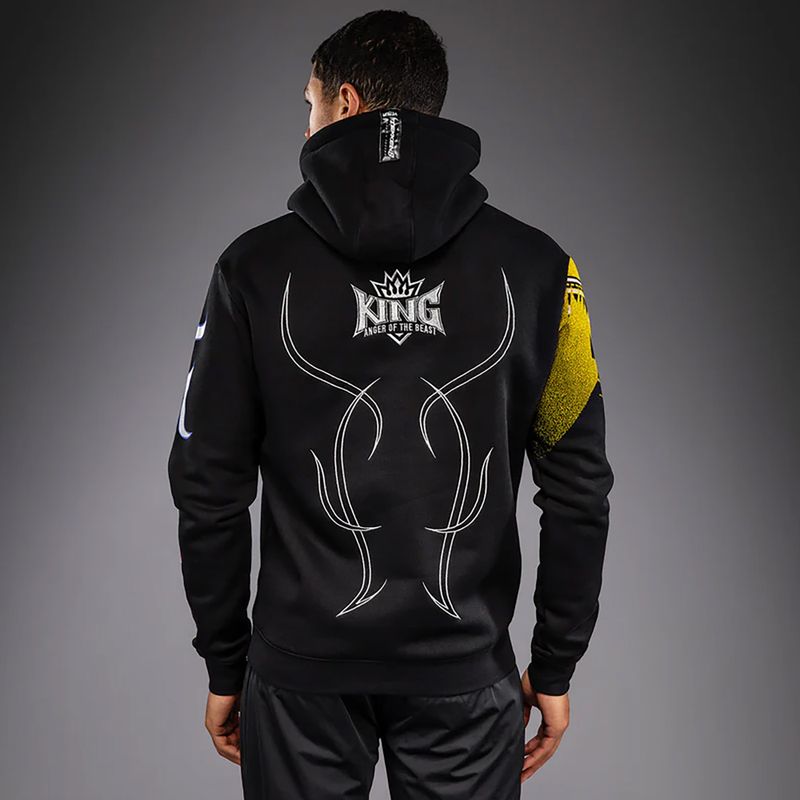 Herrenpullover Venum x TEKKEN 8 King Pullover Hoodie black/yellow 3